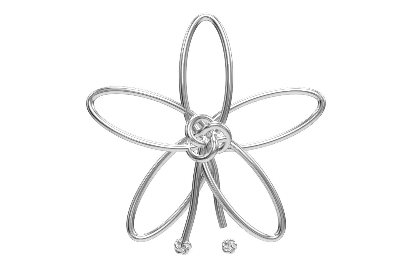 v12 · chrome flower